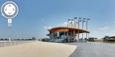 visite virtuelle de l'hippodrome de chatelaillon-plage